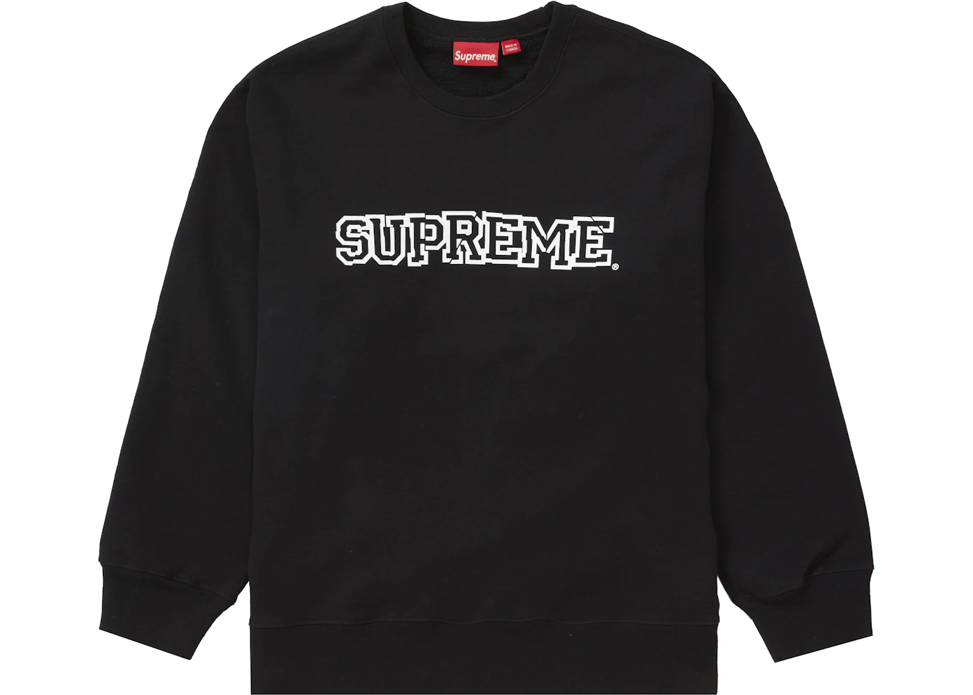 Supreme futura logo crewneck black Clearance