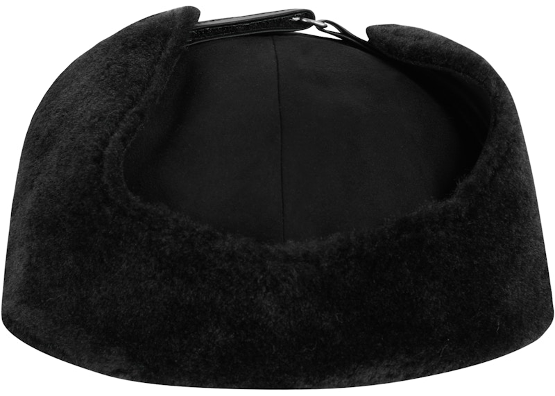 Supreme Shearling Earflap 6-Panel Black - FW22 - GB