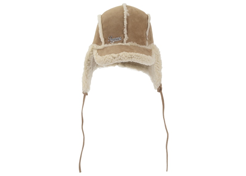 帽子 Supreme Shearling Lined Earflap Cap tan Supreme Shearling Lined Earflap Cap Tan - FW25 - US