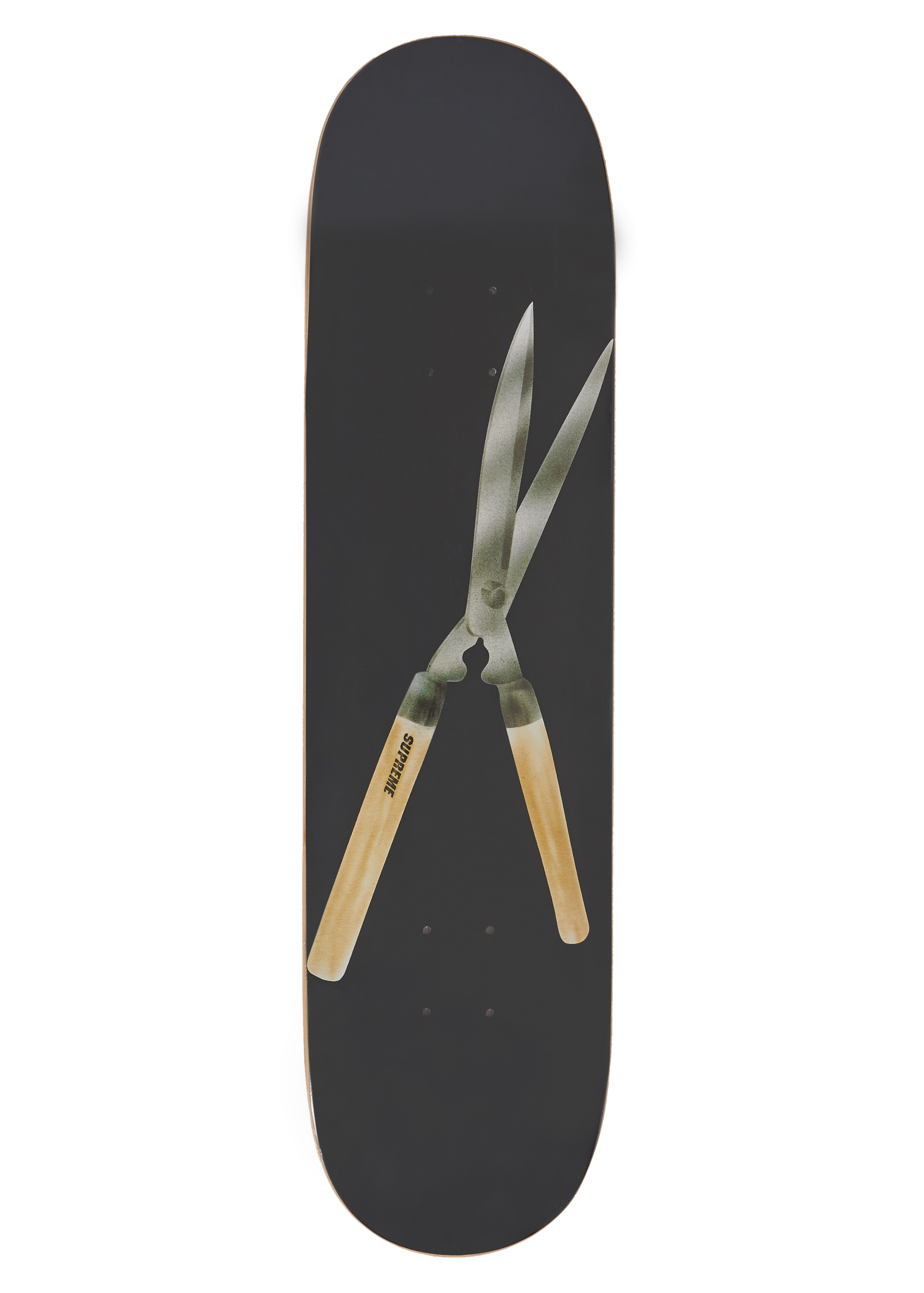 Supreme Airbrushed Floral Skateboard Deck Black/White Set