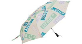 Supreme ShedRain Street Signs Umbrella Natural