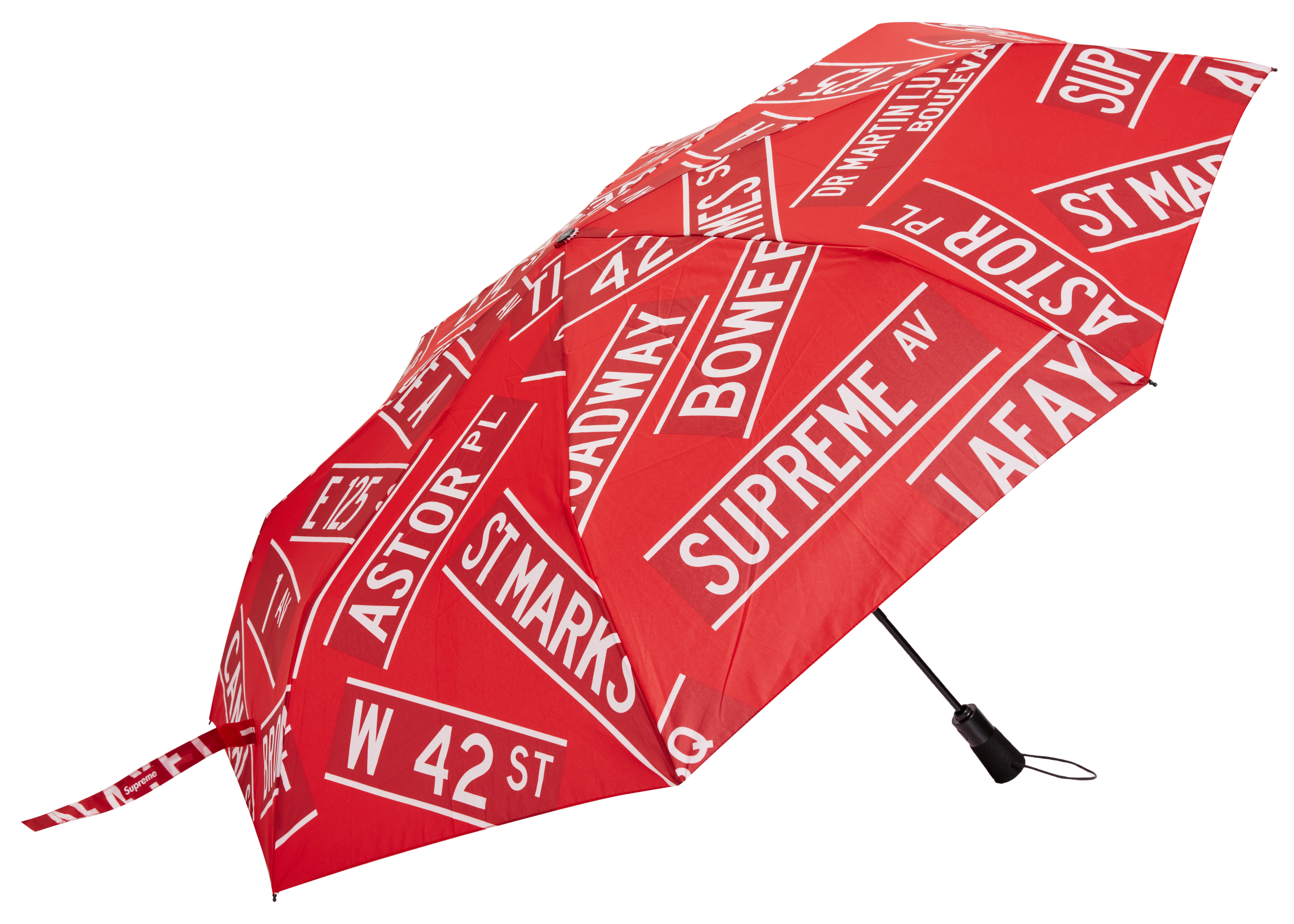 Supreme ShedRain Street Signs Umbrella Red - SS21 - US