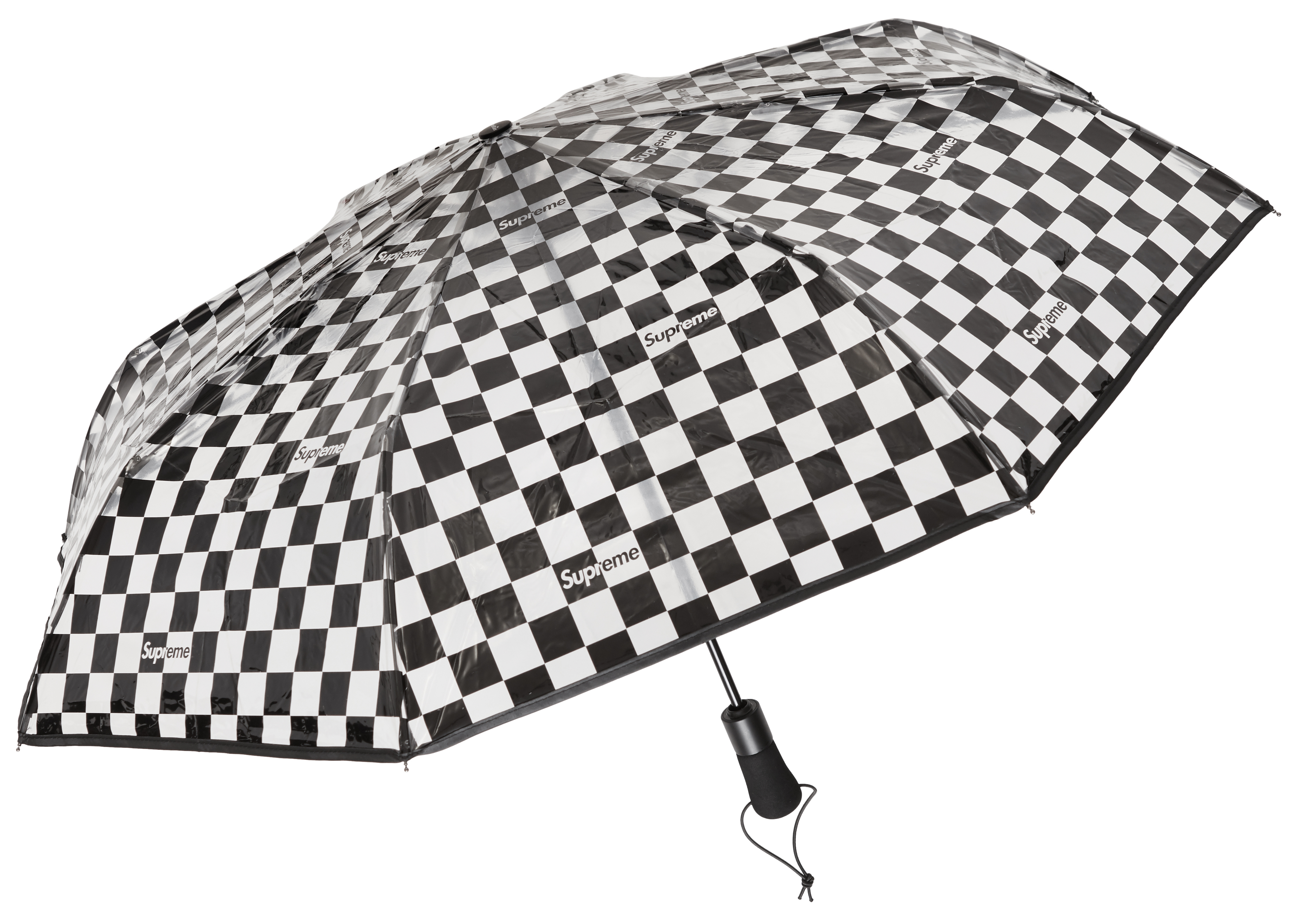 Transparent Checkerboard Umbrella