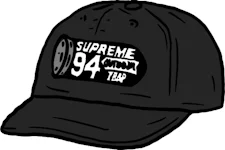 Supreme $ Patch 6-Panel Black - SS23 - US