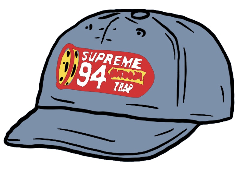 Pre-owned Supreme Shell Patch 6panel In Denim