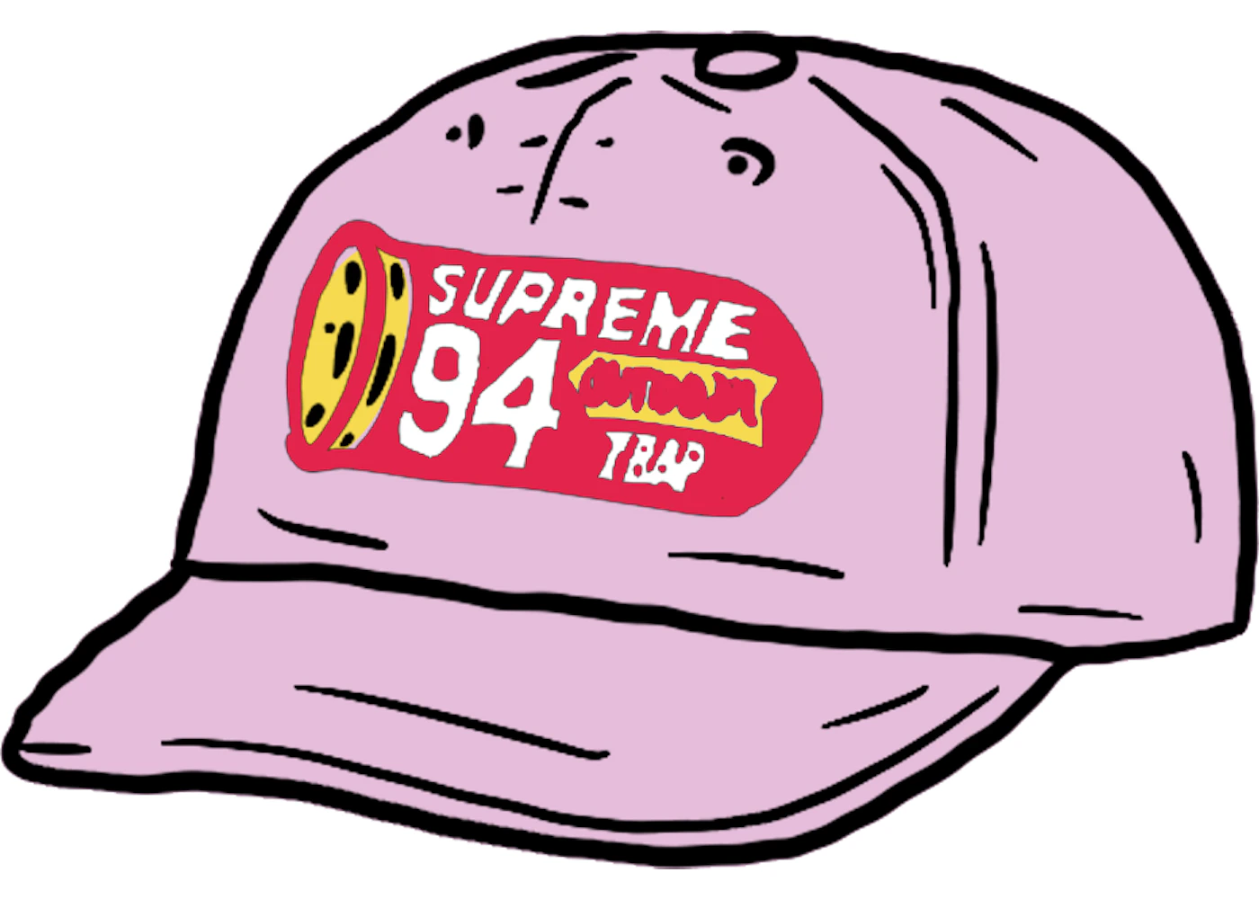 Supreme Shell Patch 6-Panel Light Purple - SS21 - US