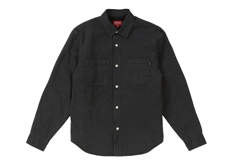 supreme sherpa lined denim shirt M