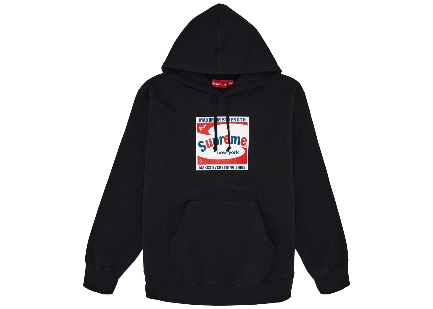 Supreme Shine Hooded Sweatshirt Black メンズ - SS21 - JP