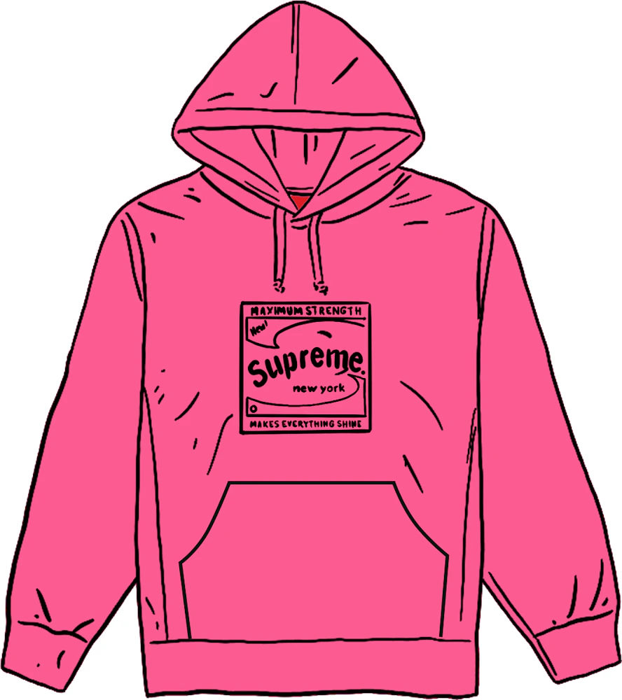 Supreme Shine Hooded Sweatshirt Magenta - SS21 メンズ - JP