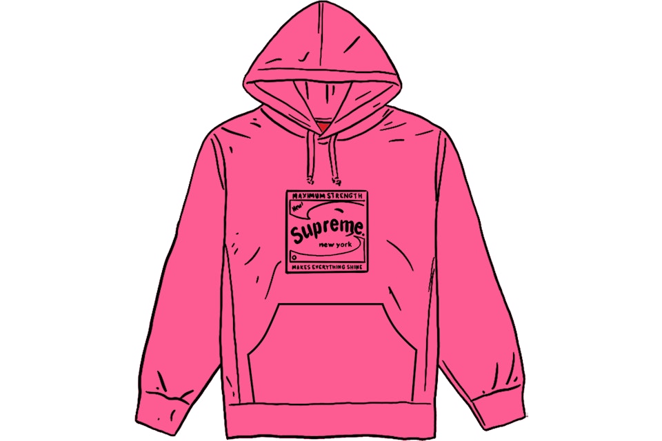 Supreme Shine Hooded Sweatshirt Magenta