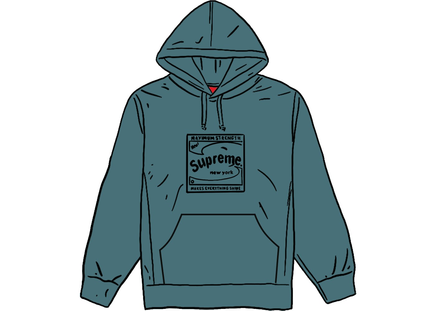Supreme shine hooded sweatshirt Clearance