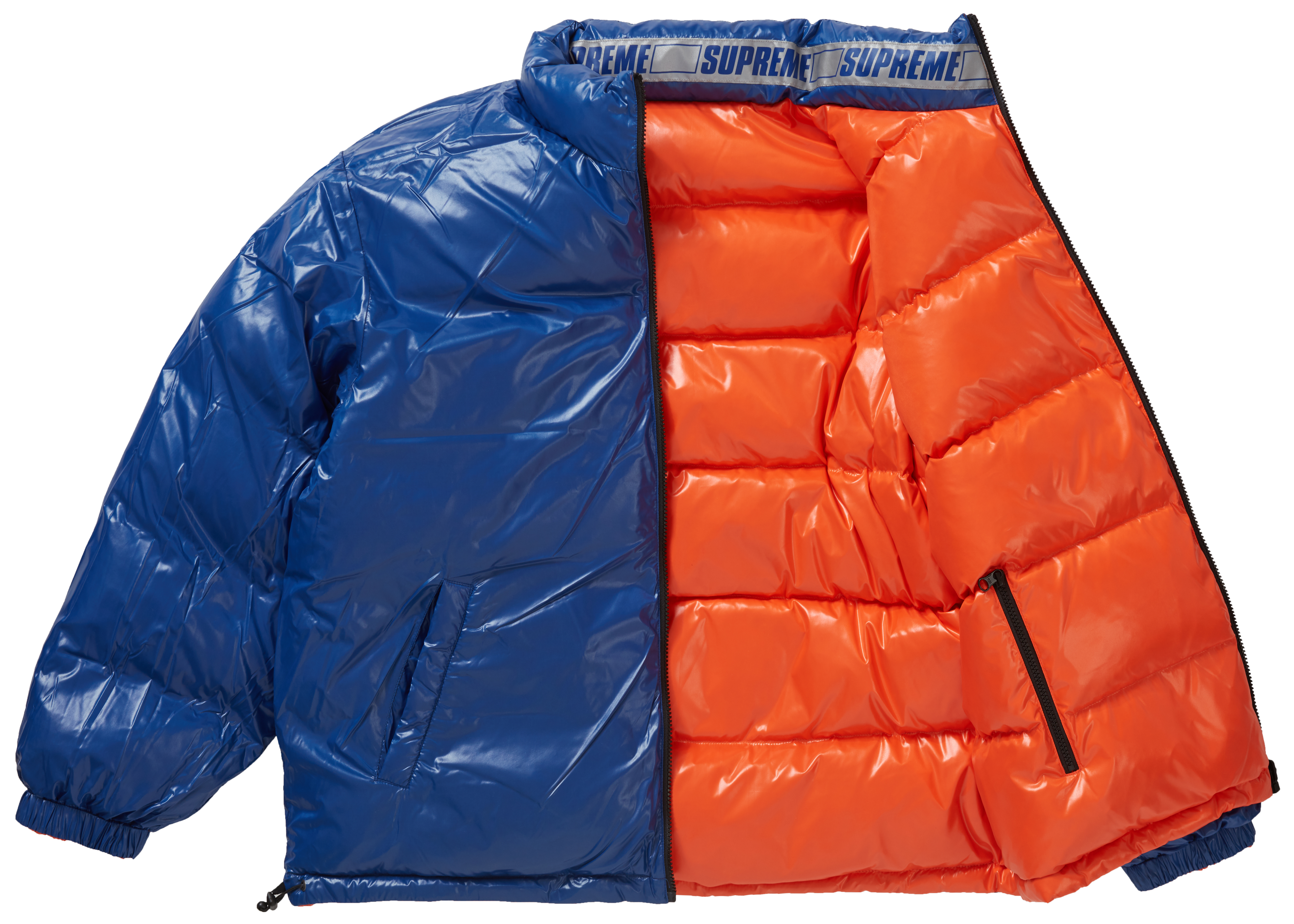 Supreme Shiny Reversible Puffy Jacket Orange メンズ - SS20 - JP