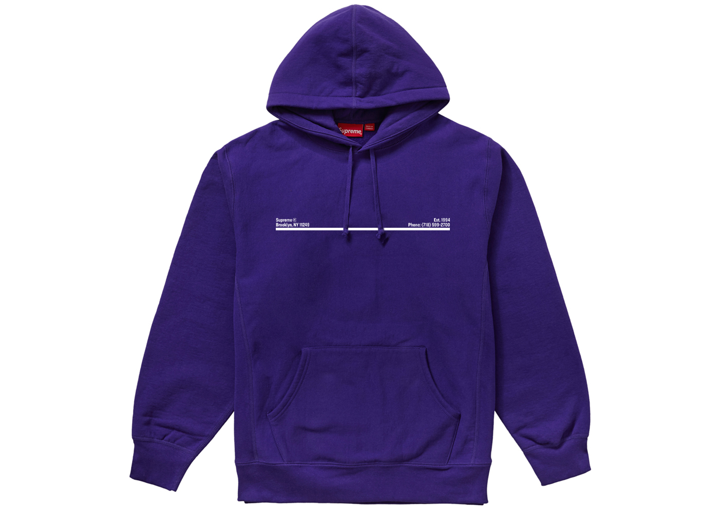 Supreme Shop Hooded Sweatshirt Purple Brooklyn メンズ - FW20 - JP
