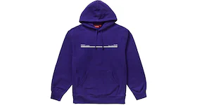 Supreme Shop Hooded Sweatshirt Purple Los Angeles