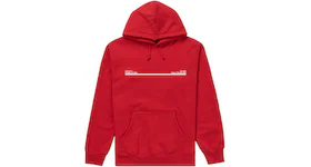 Supreme Shop Hooded Sweatshirt Red Brooklyn