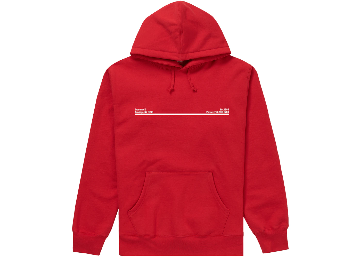 Red brooklyn sweatshirt Clearance
