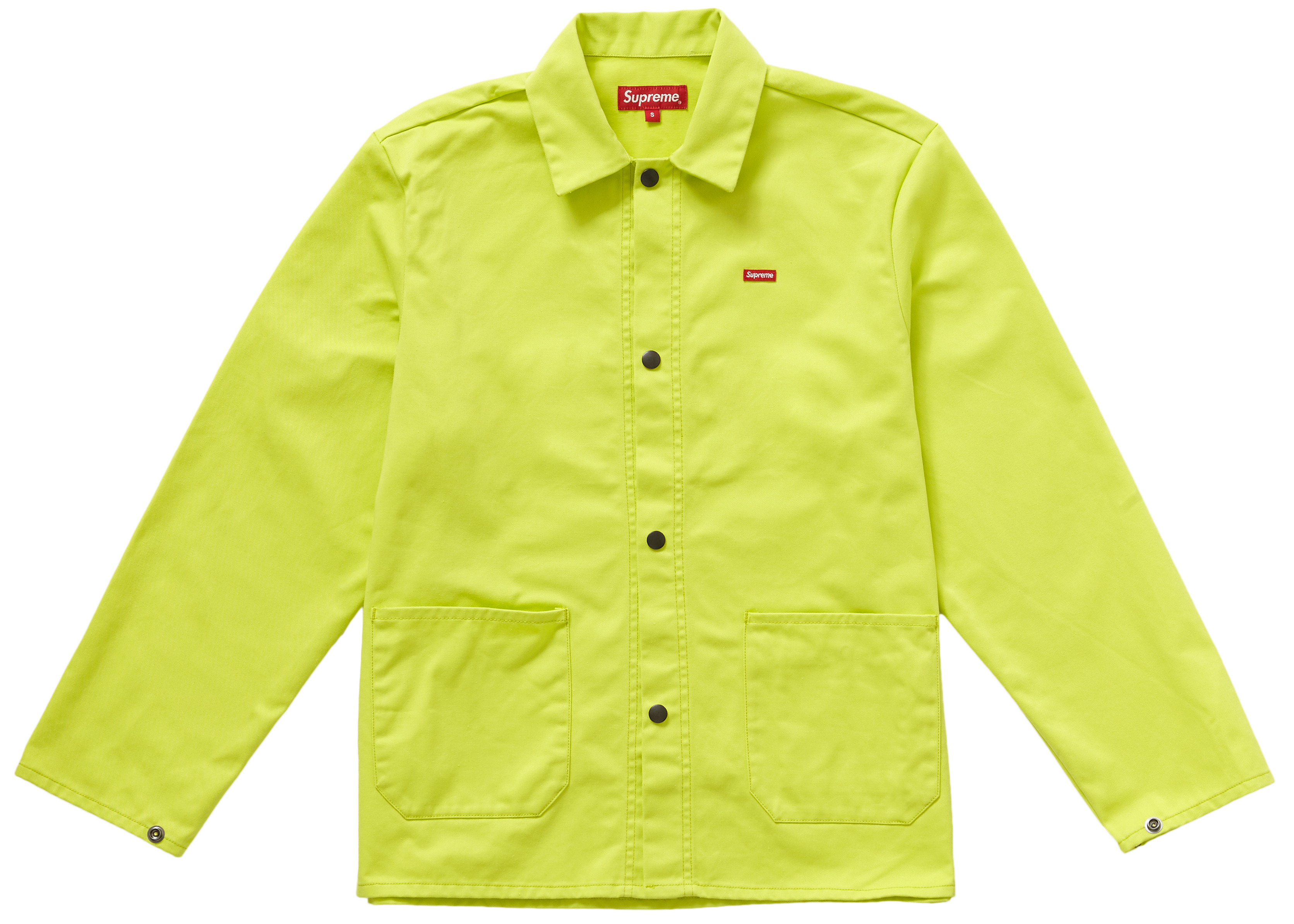 Supreme Shop Jacket (SS19) Hi Vis Yellow Men's - SS19 - US