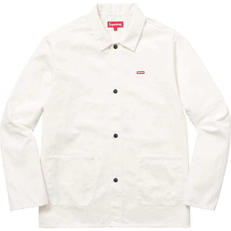 white supreme coat