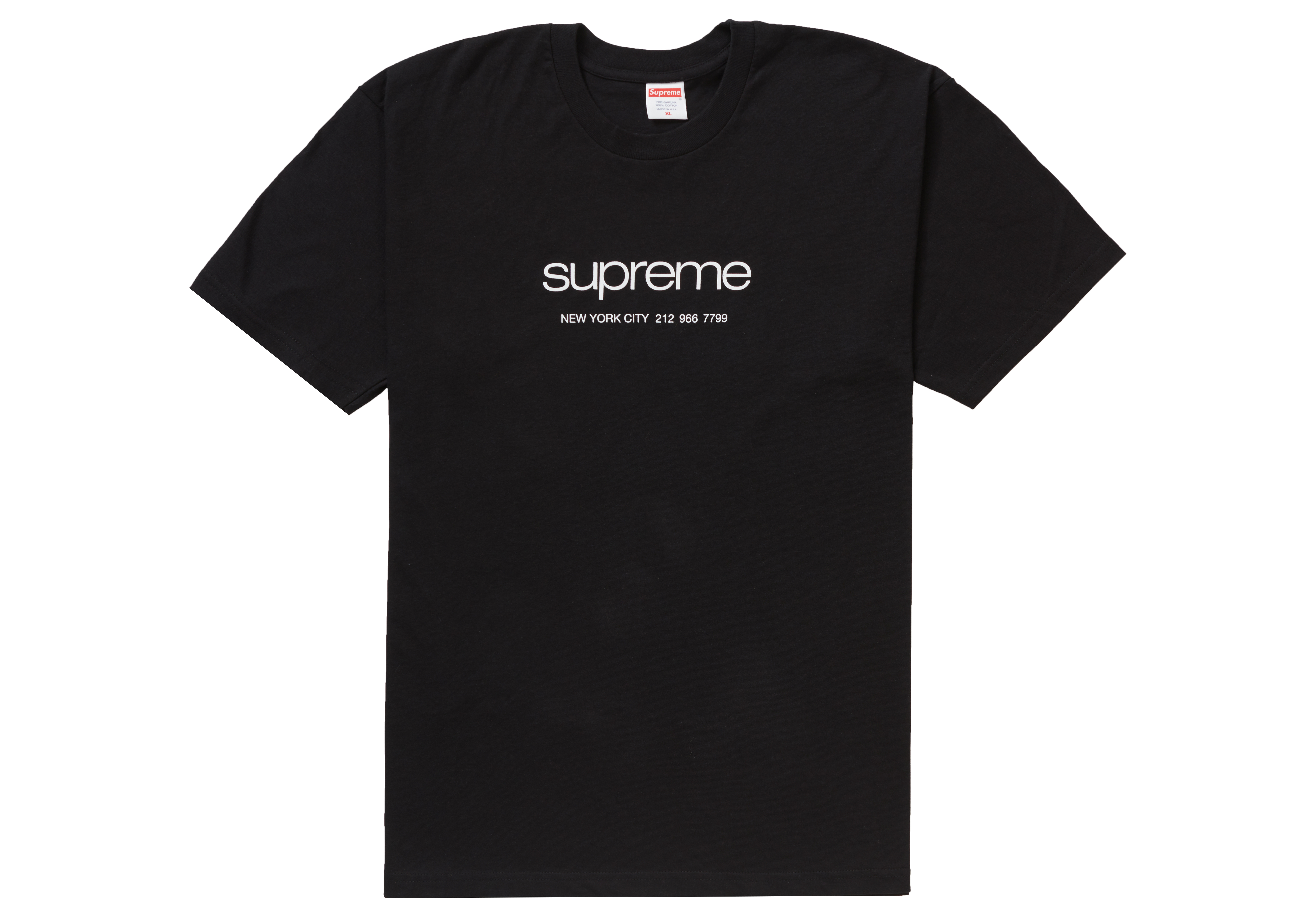 supreme shop tee blackTシャツ/カットソー(半袖/袖なし)