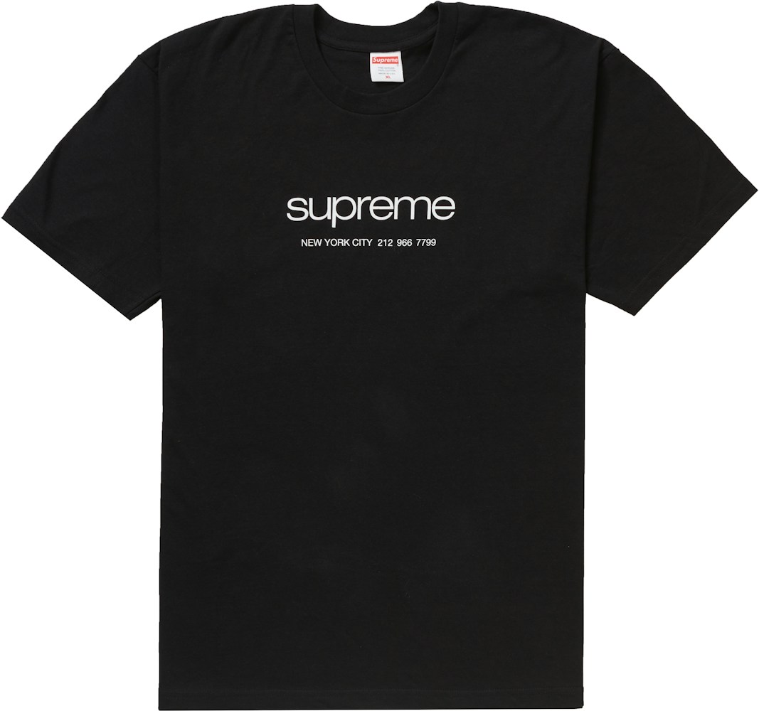Supreme Shop Tee Black SS20