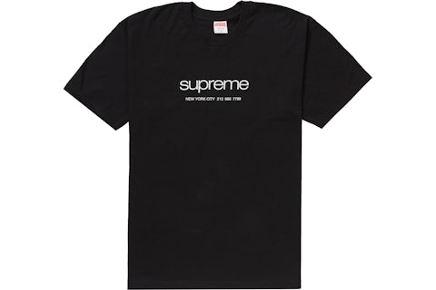 Supreme Shop Tee Black Men's SS20 US