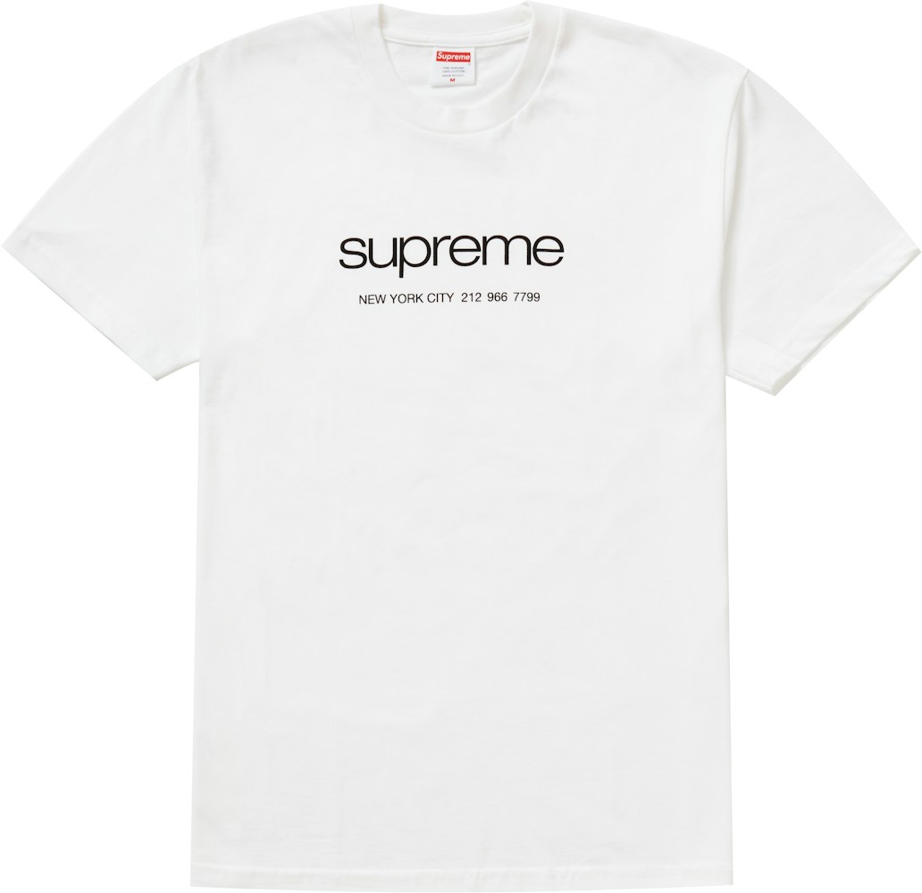 Supreme Shop Tee White - SS20