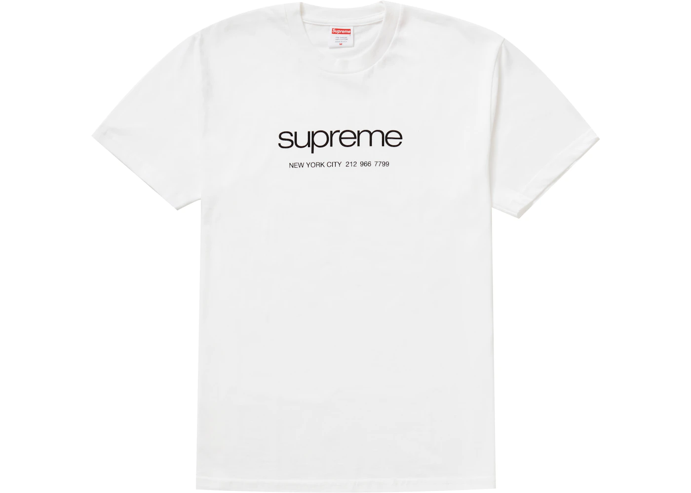 Supreme Shop Tee White Men's SS20 US - Main Image