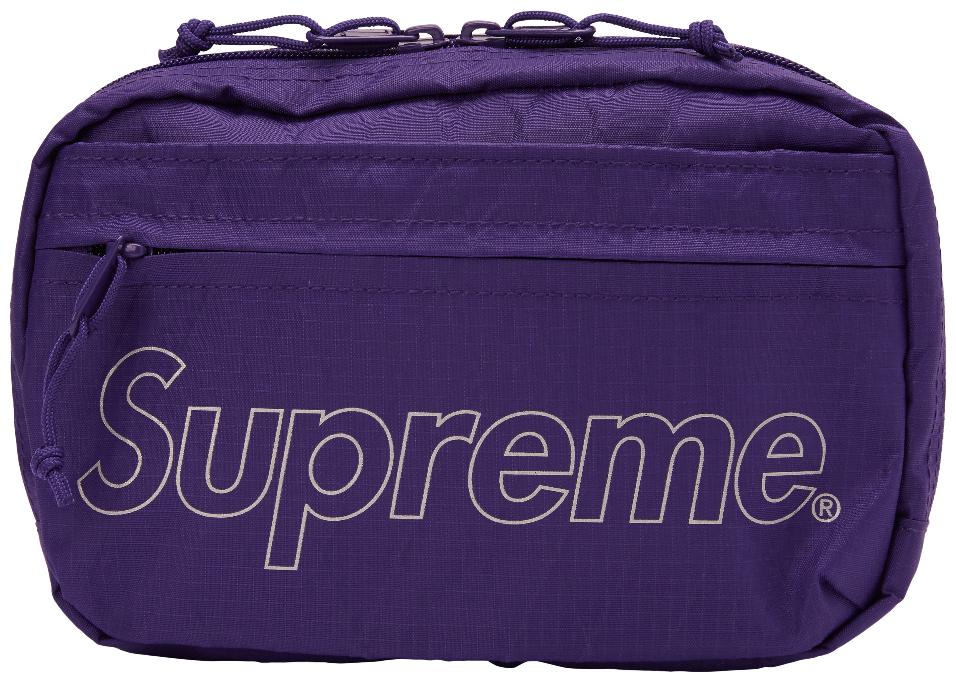 supreme  18FW shoulder bag purple