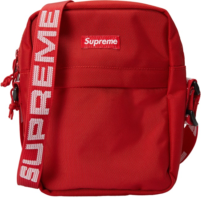 SUPREME SHOULDER BAG RED SS18