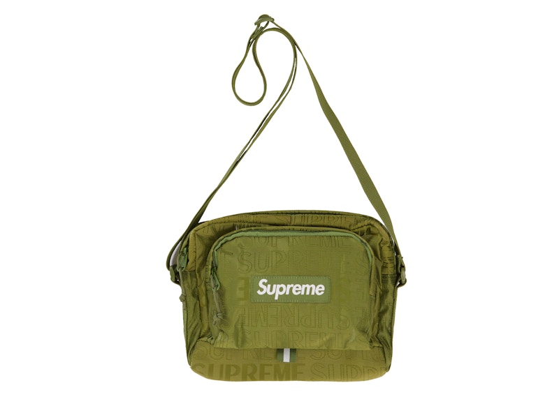 supreme shoulder bag olive