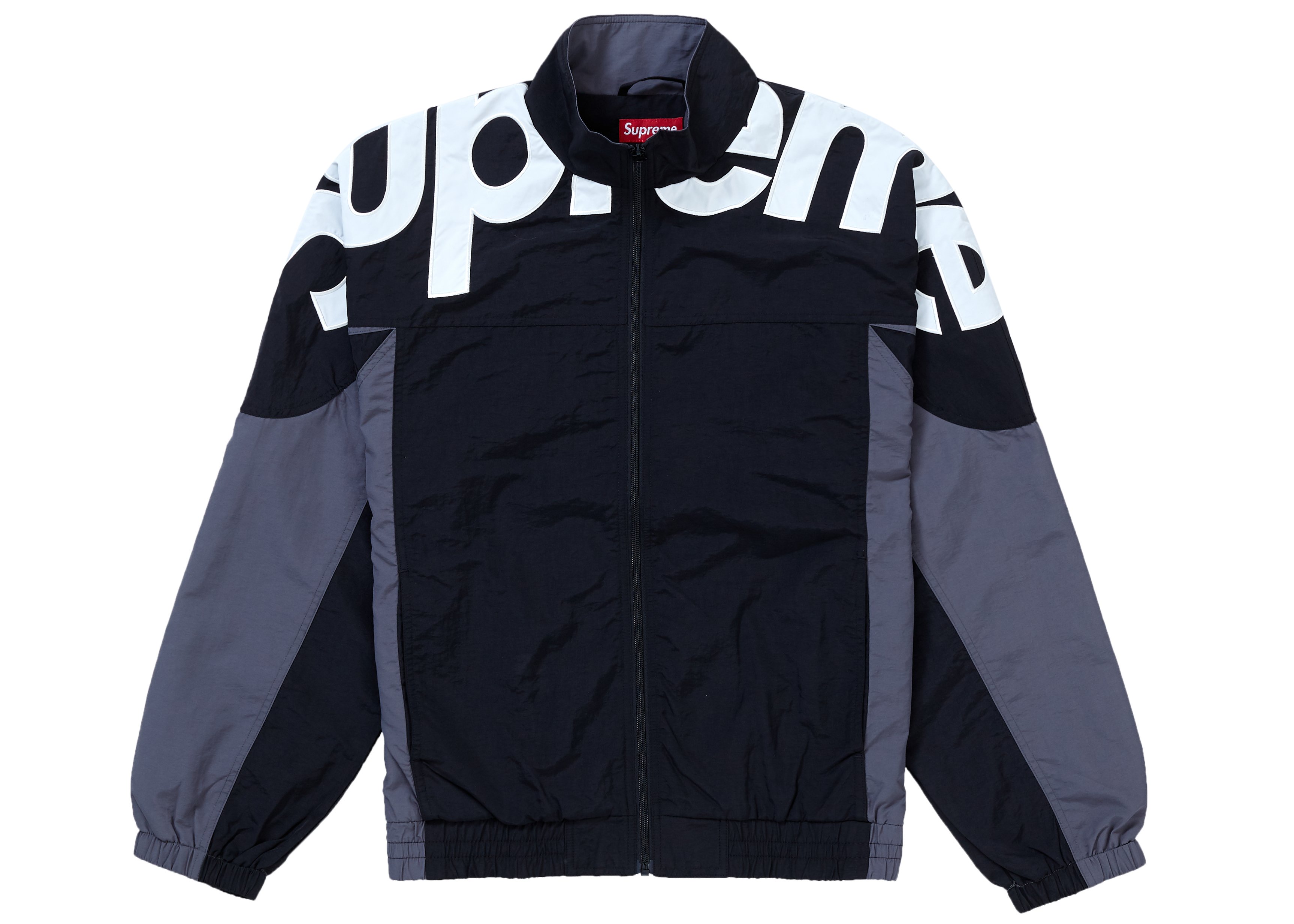 Supreme Shoulder Logo Track Jacket black - ナイロンジャケット