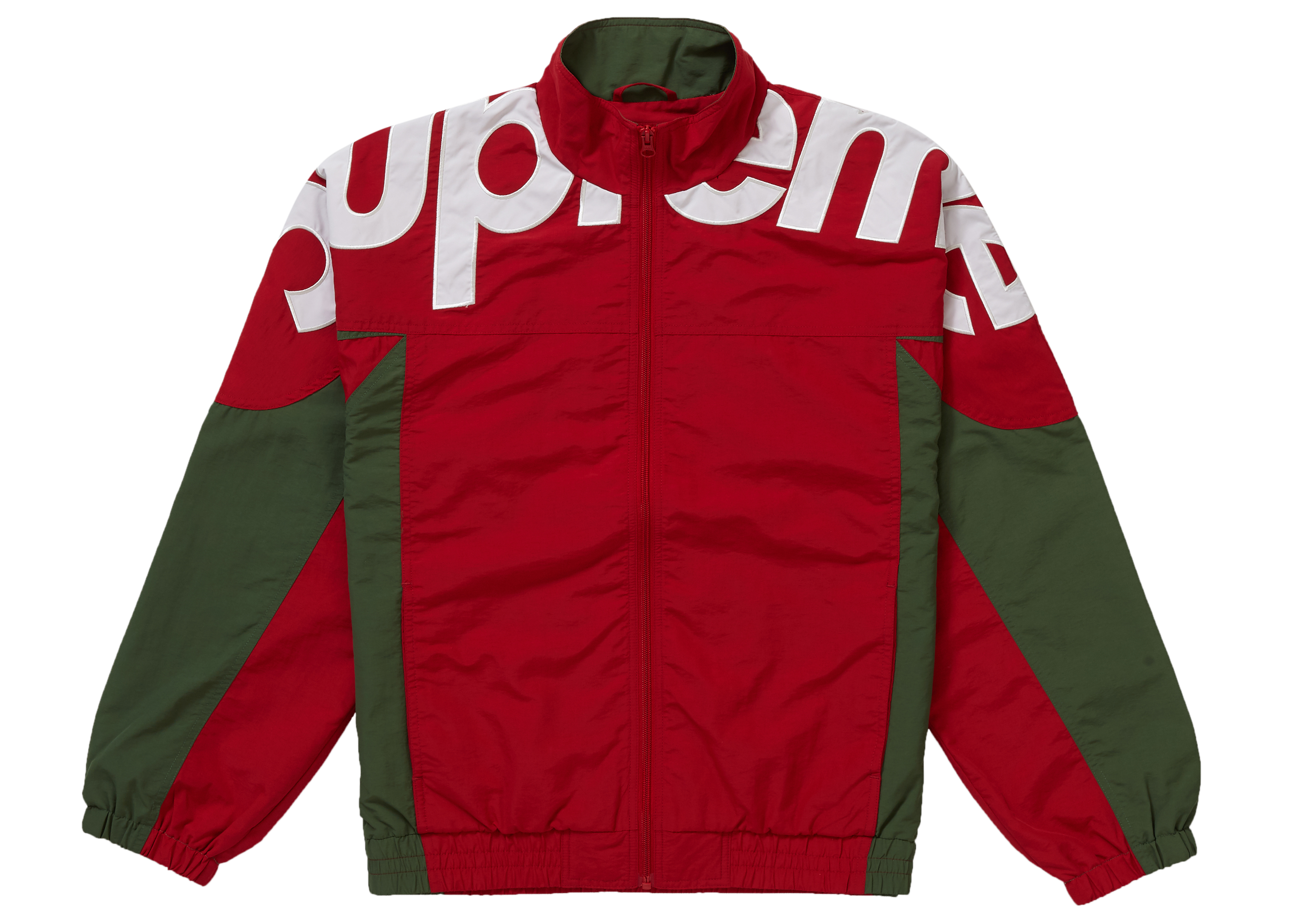 Supreme Shoulder Logo Track Jacket Red