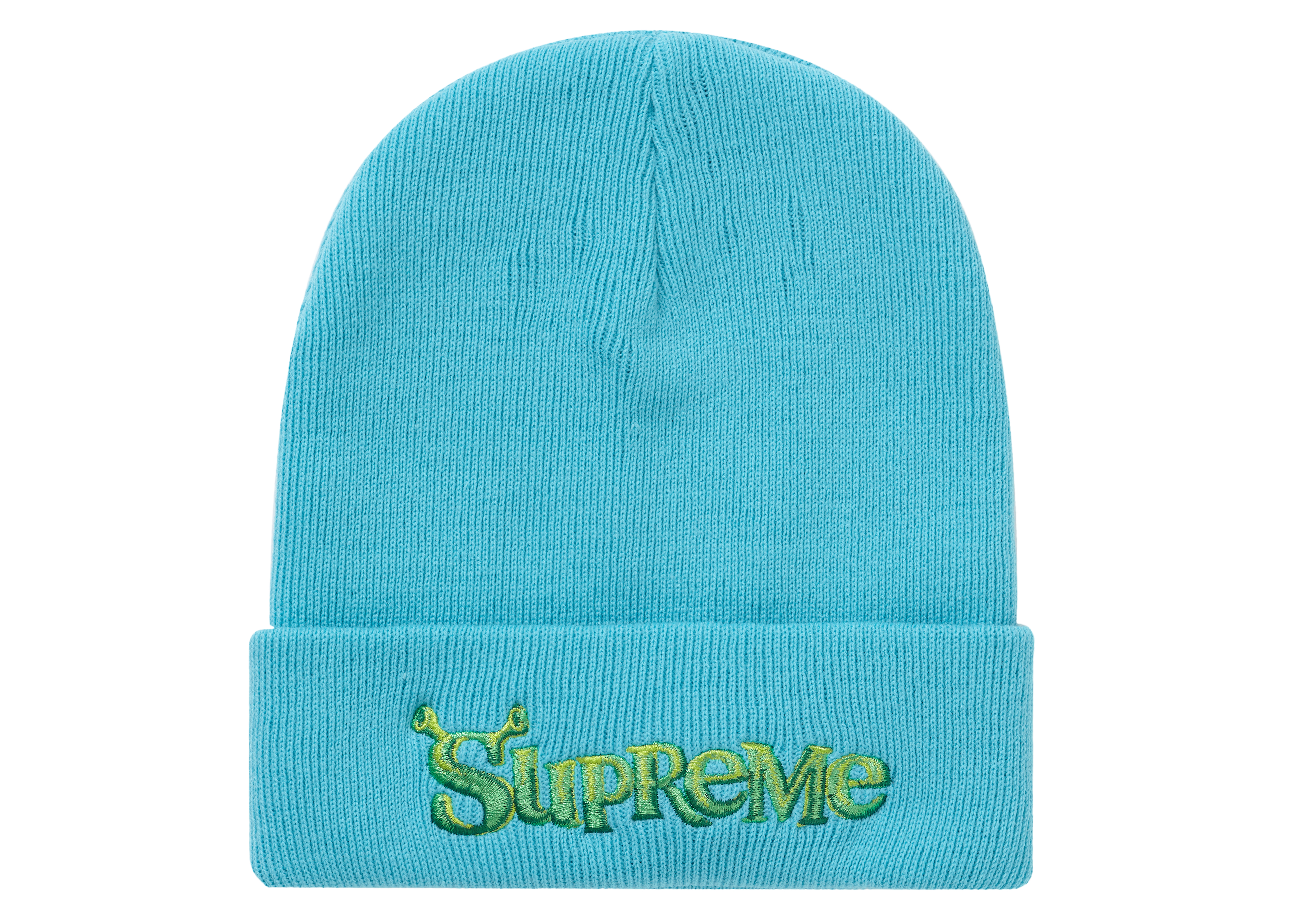 Supreme Shrek Beanie Turquoise - FW21 - US
