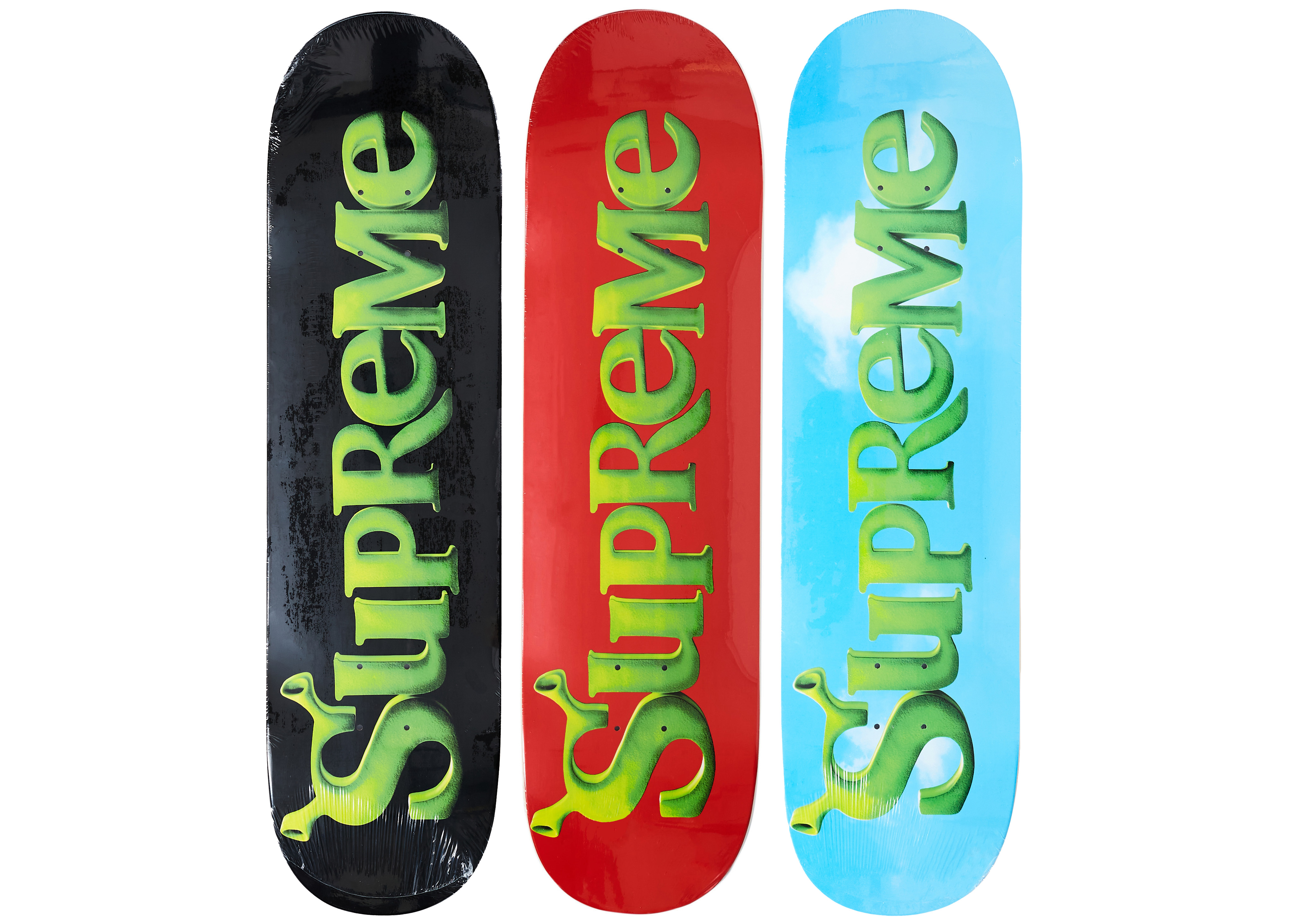 Supreme Shrek Skateboard Deck Set FW21 US