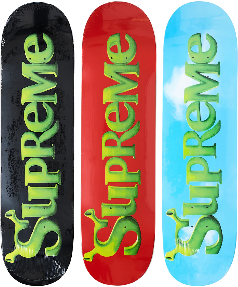 Supreme Shrek Skateboard Deck Set