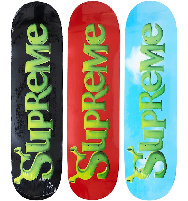 Supreme Shrek Skateboard Deck Set FW21 US