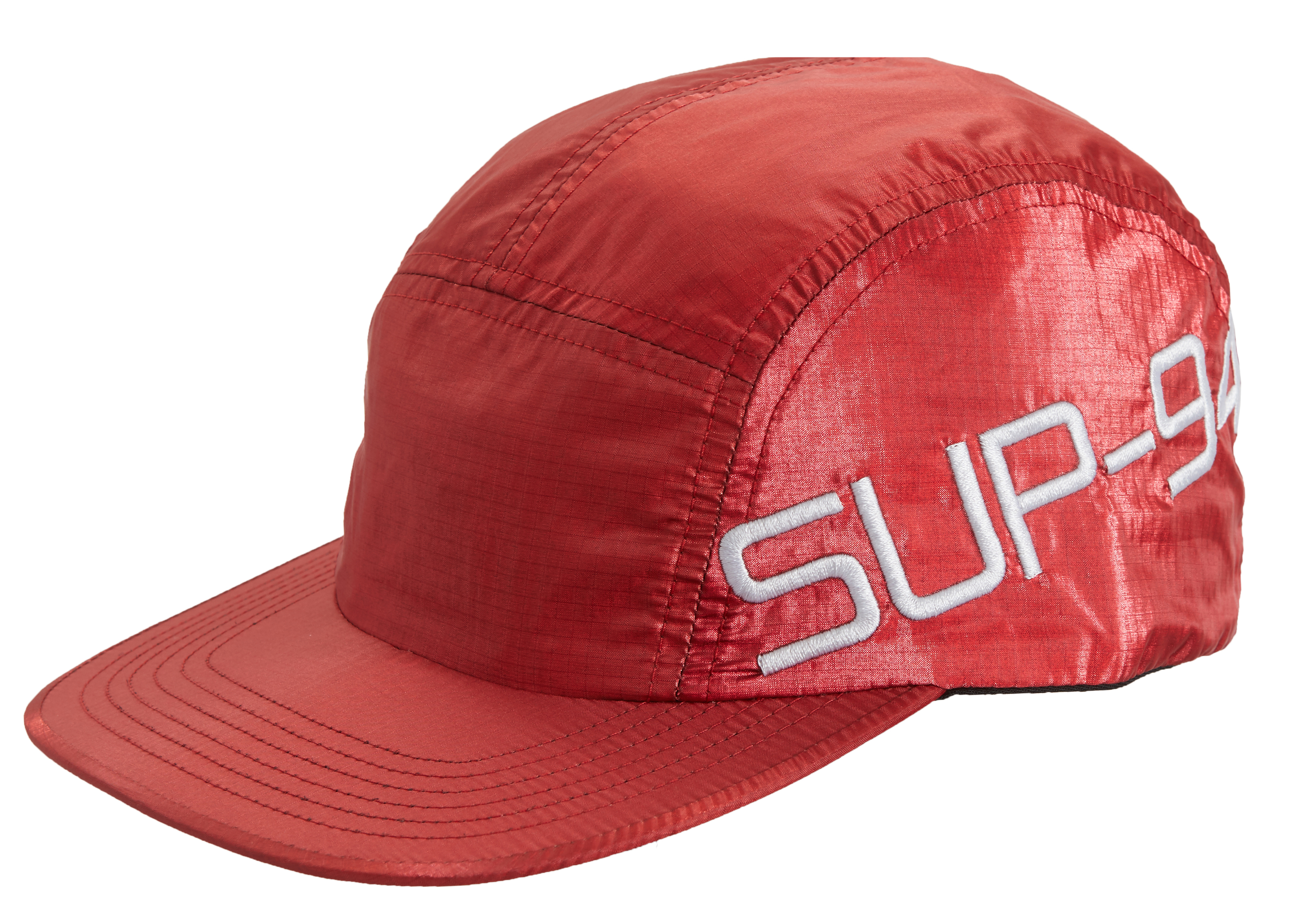 Supreme Side Logo Camp Cap Red