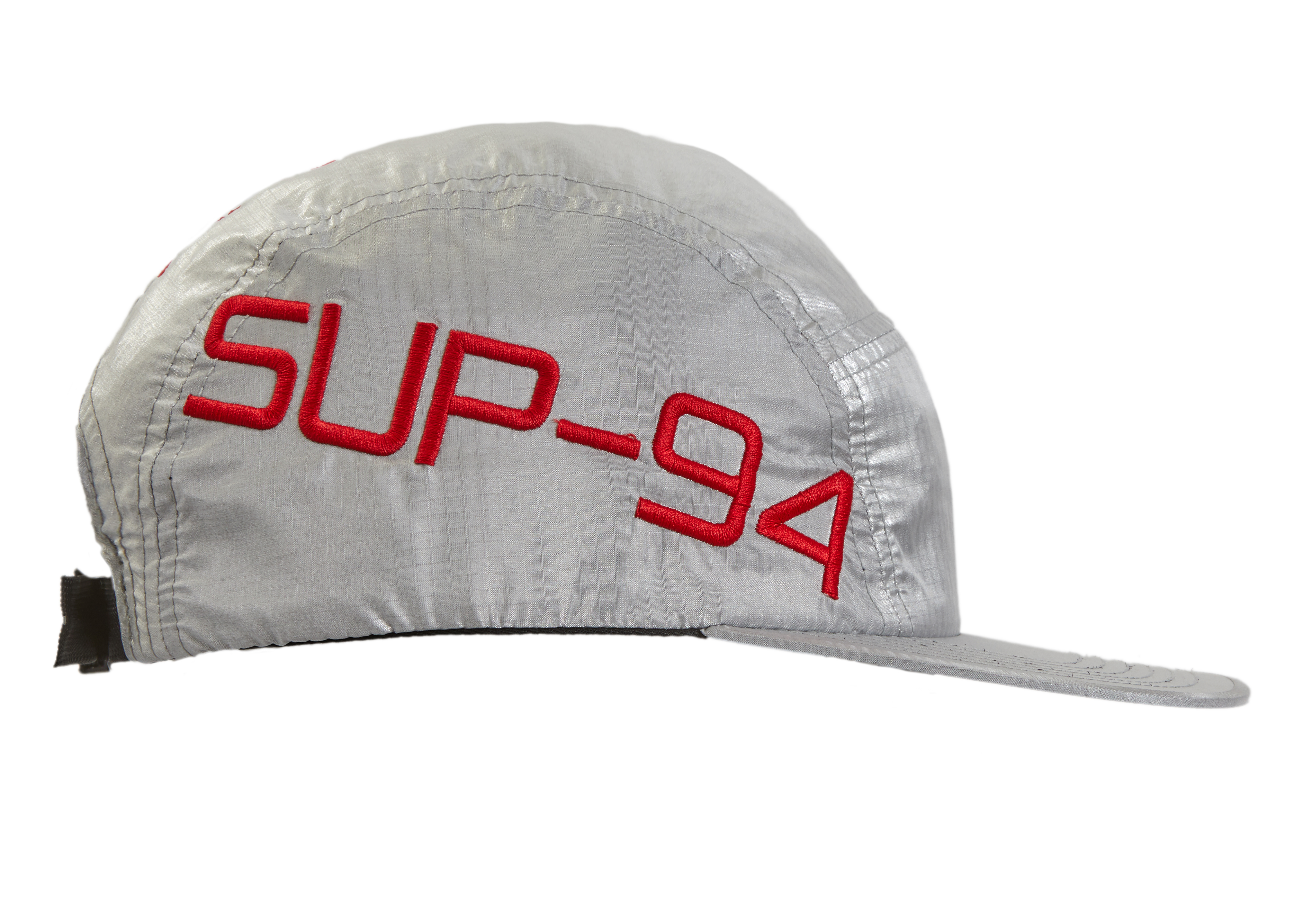 Supreme Side Logo Camp Cap Silver - SS19 - US