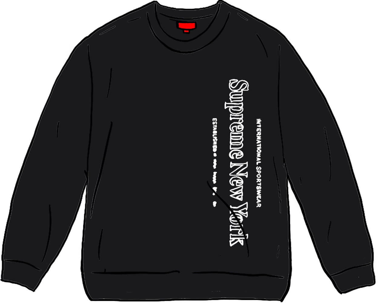 Supreme Side Logo crew-neck Sweatshirt - Farfetch