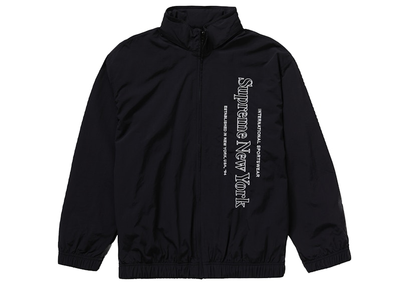 Supreme Side Logo Track Jacket Black