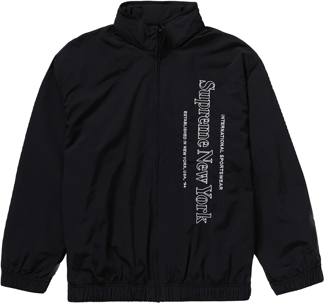 Supreme Bandana Track Jacket Black Size Extra Large Xl