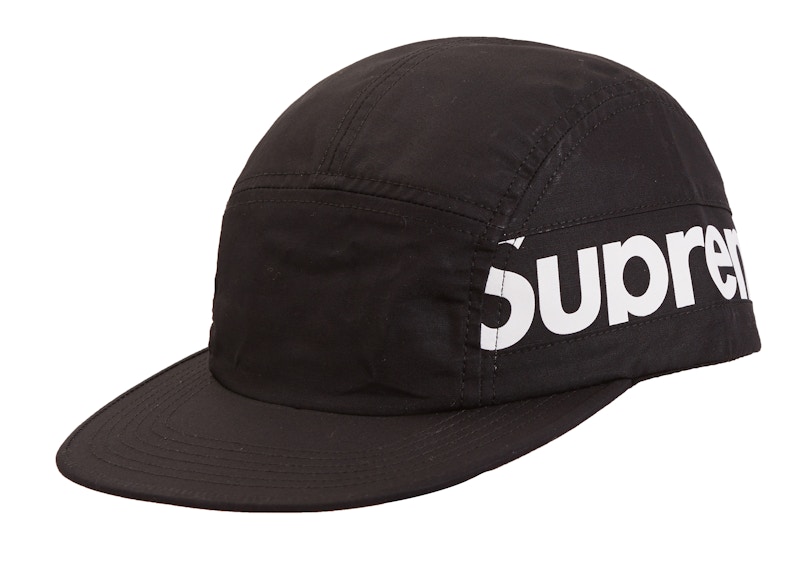 Supreme Side Panel Camp Cap Black - FW18 - US