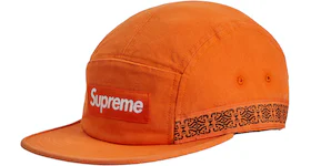 Supreme Side Tape Camp Cap Orange