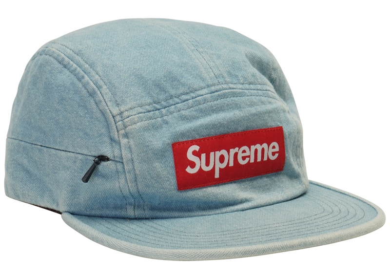 Supreme Side Zip Camp Cap Denim - FW17 - GB