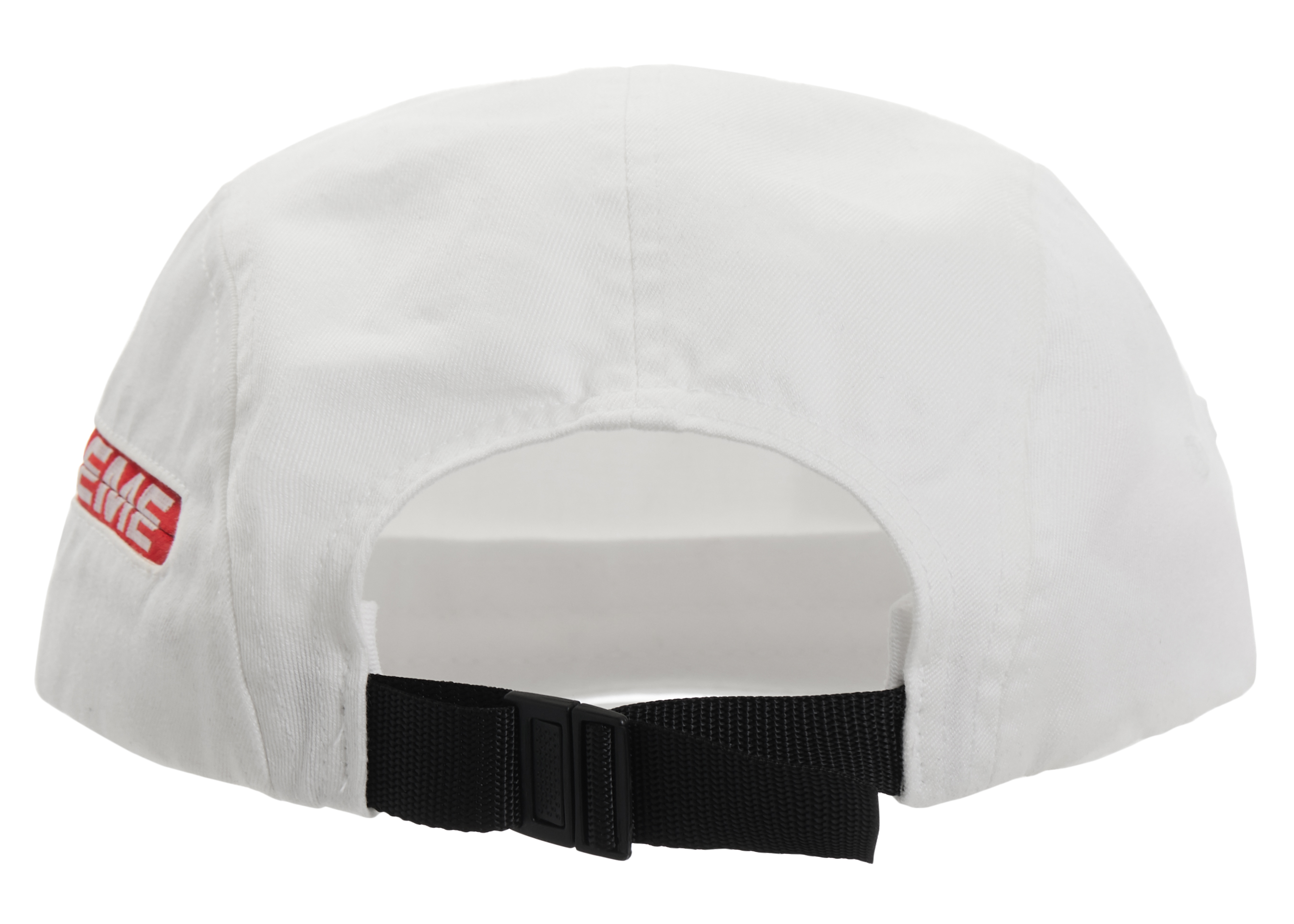 Supreme Side Zip Camp Cap (SS19) White