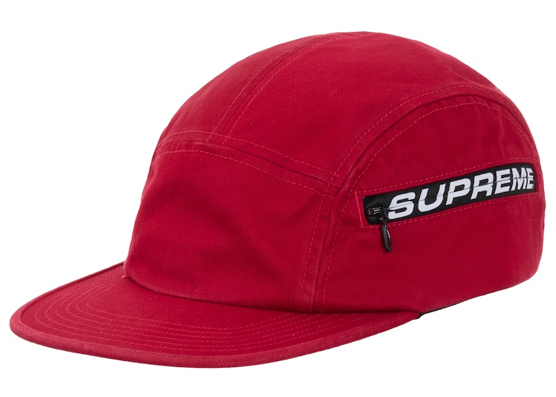 Supreme Side Zip Camp Cap (SS26) Red - SS26 - CN