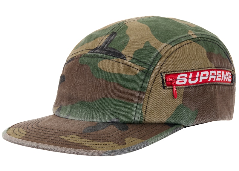 Supreme Side Zip Camp Cap (SS26) Woodland Camo - SS26 - US