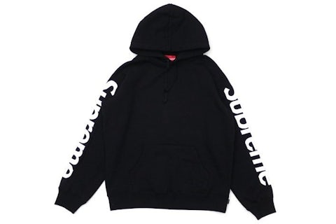 Supreme Sideline Hooded Sweatshirt Black Men's SS18 US