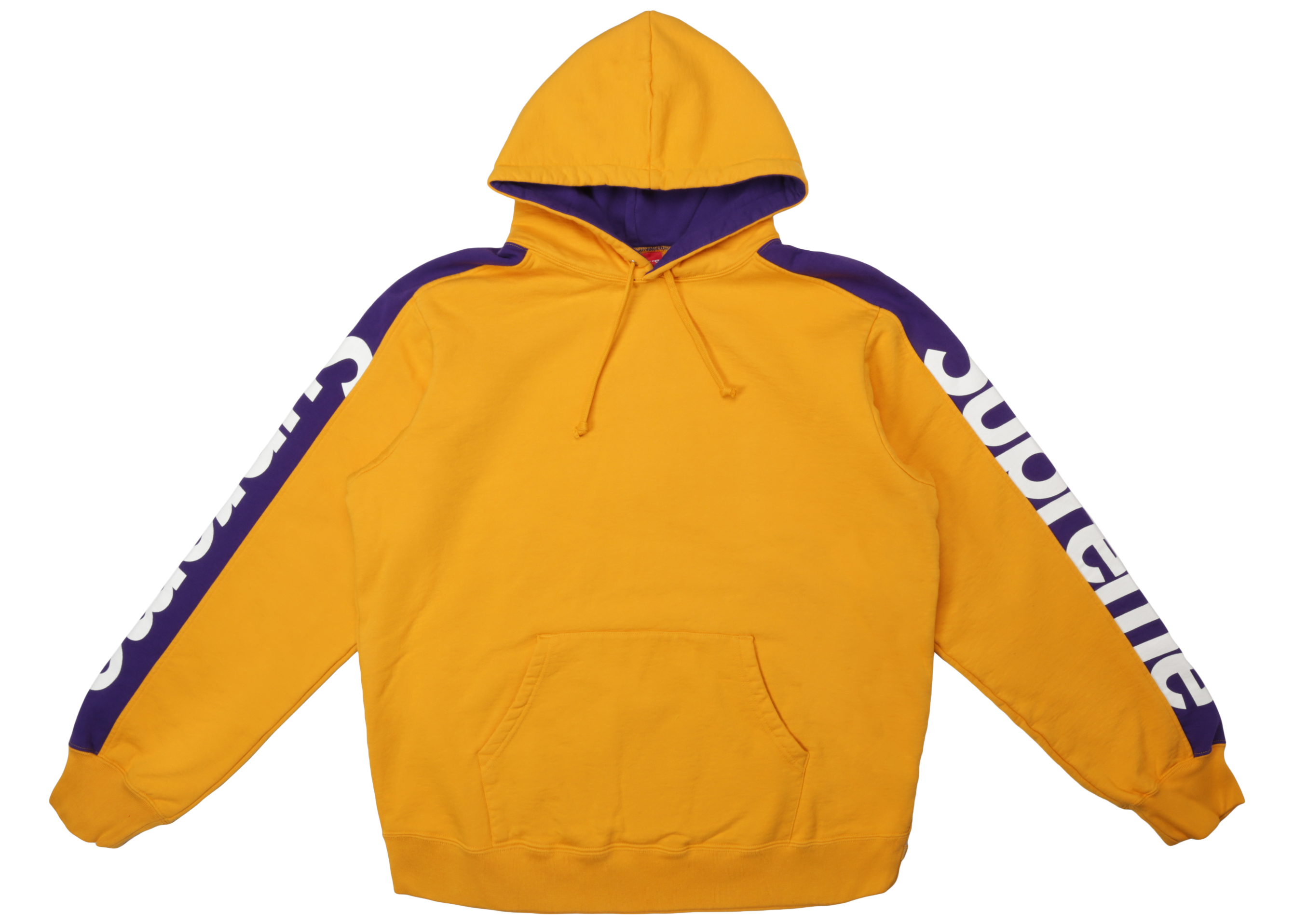 Supreme Sideline Hooded Sweatshirt Gold Men's - SS18 - US