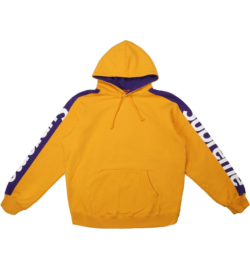 Supreme Hoodie Sideline Supreme Sideline Hooded Sweatshirt Gold